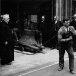 The Grimthorpe bells leave the Cathedral 1928