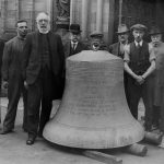 The new 11th bell given by the Revd J E H Blake in memory of his sons who died in the Great War